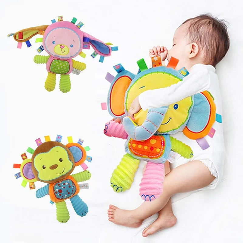 Soft Plush Sensory Toy for Baby - Rattles and Newborn Gift baby development toy baby plush toy baby rattle baby shower gift colorful plush newborn gift sensory toy soft baby toy toddler toy