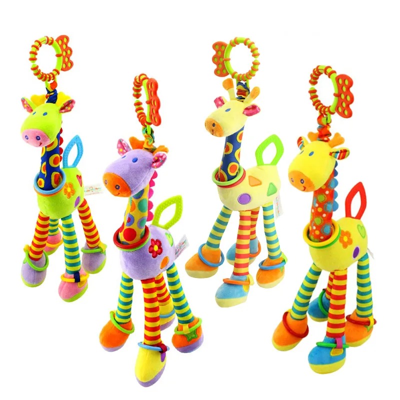 Soft Animal Handbell Rattles - Plush Baby Toys with Teether animal baby toy baby development toy baby handle toy baby plush toy baby rattle baby shower gift butterfly rattle colorful plush duck plush toy hot selling baby toy infant development toy newborn gift plush handbell toy rabbit baby toy sensory toy soft baby toy teether toy toddler toy