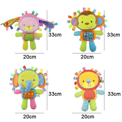 Soft Plush Sensory Toy for Baby - Rattles and Newborn Gift baby development toy baby plush toy baby rattle baby shower gift colorful plush newborn gift sensory toy soft baby toy toddler toy