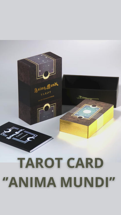 Anima Mundi Tarot Deck, 78 card Gold foiled edges